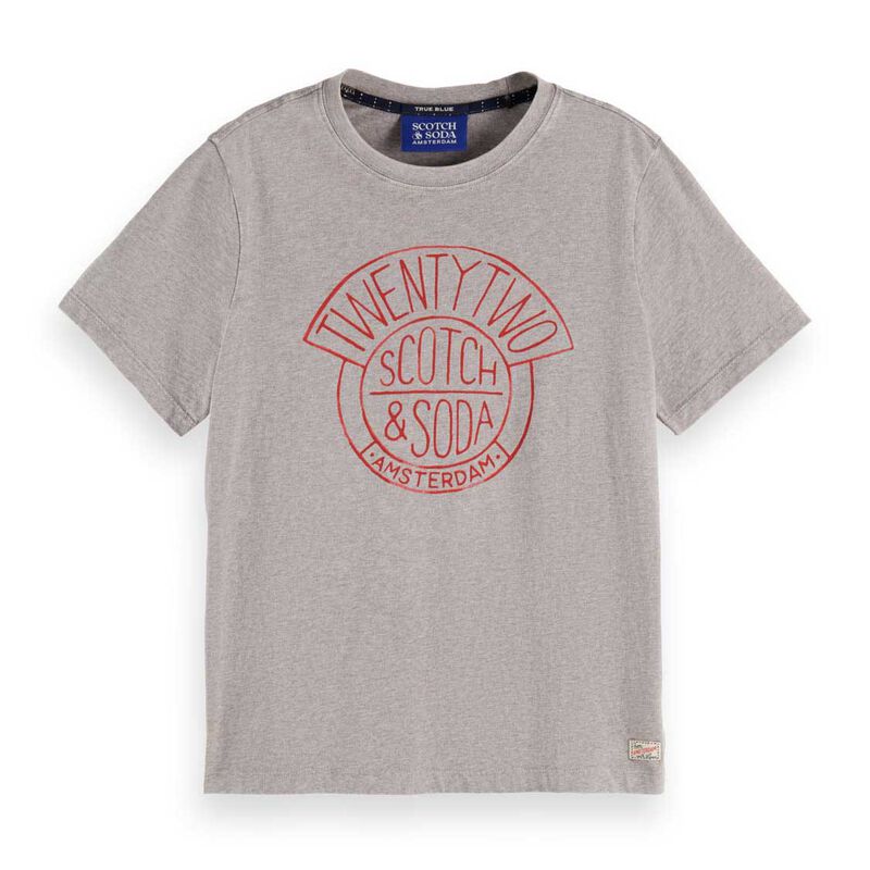 Scotch & Soda Washed Regular Fit Graphic T-Shirt image number 2